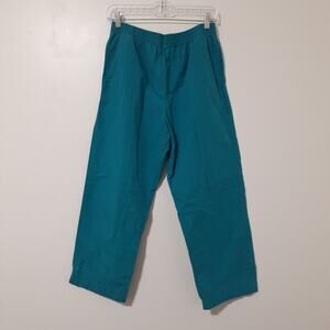 MHD Scrub Pants Size Medium 10/12 Teal Elastic Waistband
